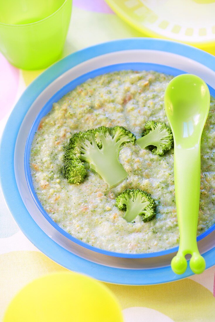 Broccolicremesuppe für Kinder