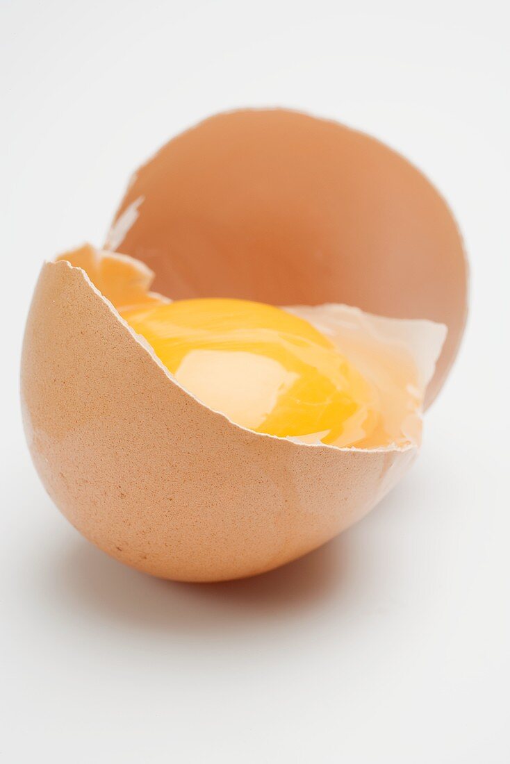 Aufgeschlagenes Ei