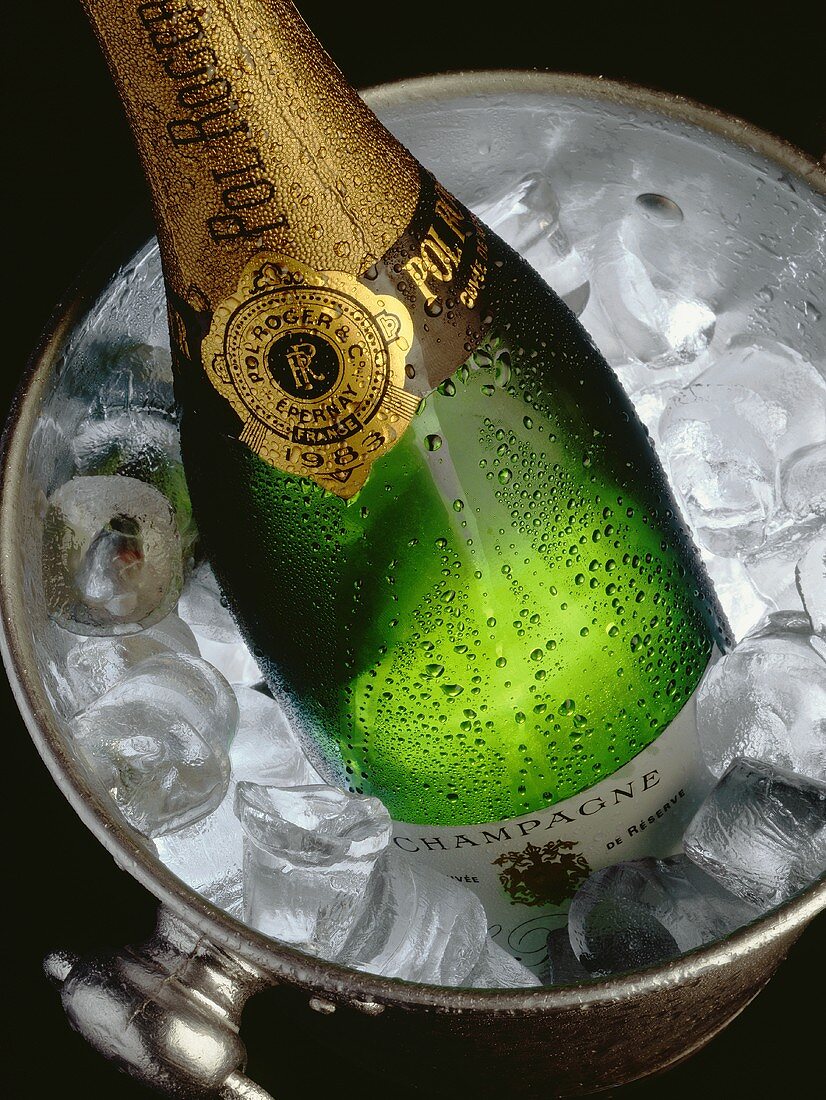 Bottle of Champagne in a Champagne Cooler