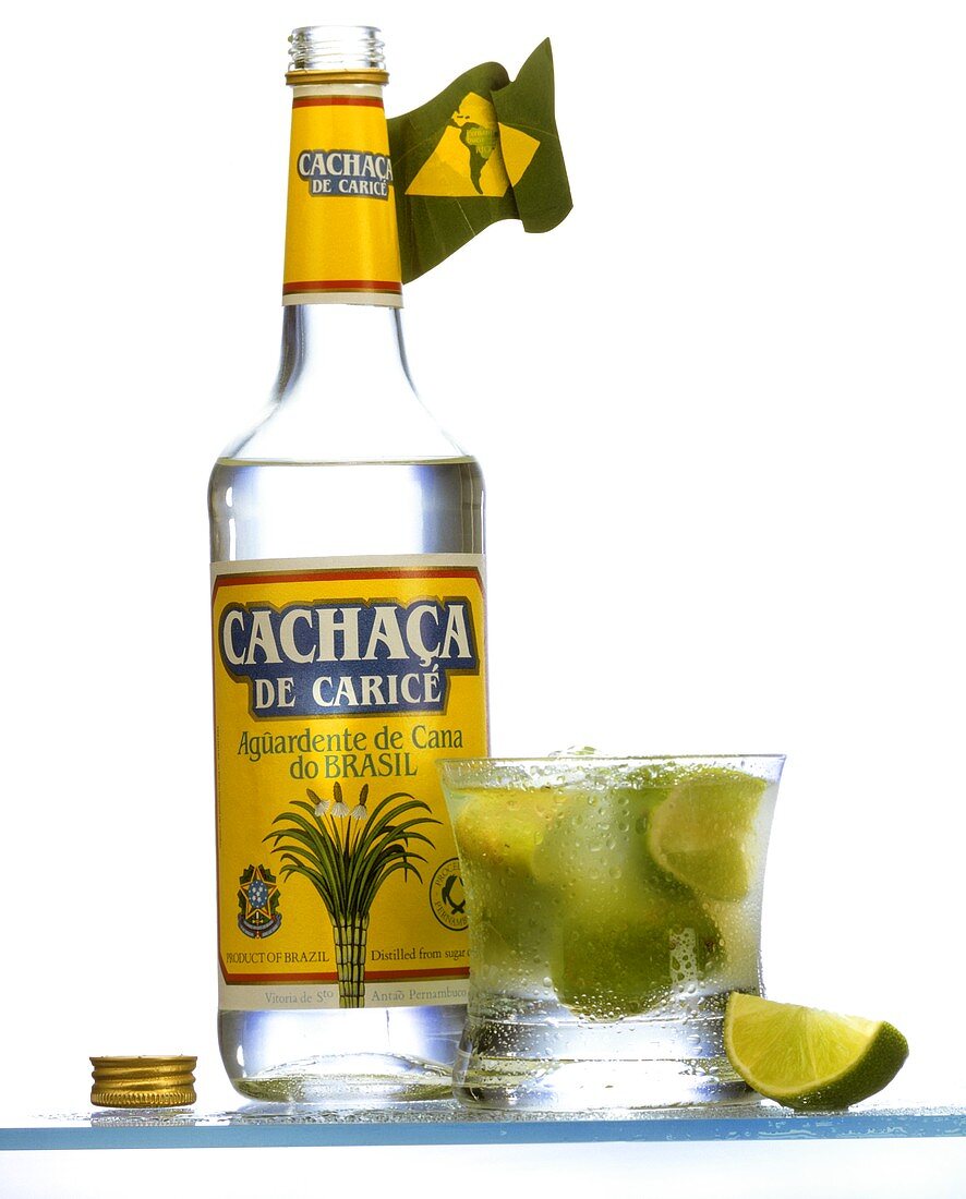 Eine Flasche Cachaca