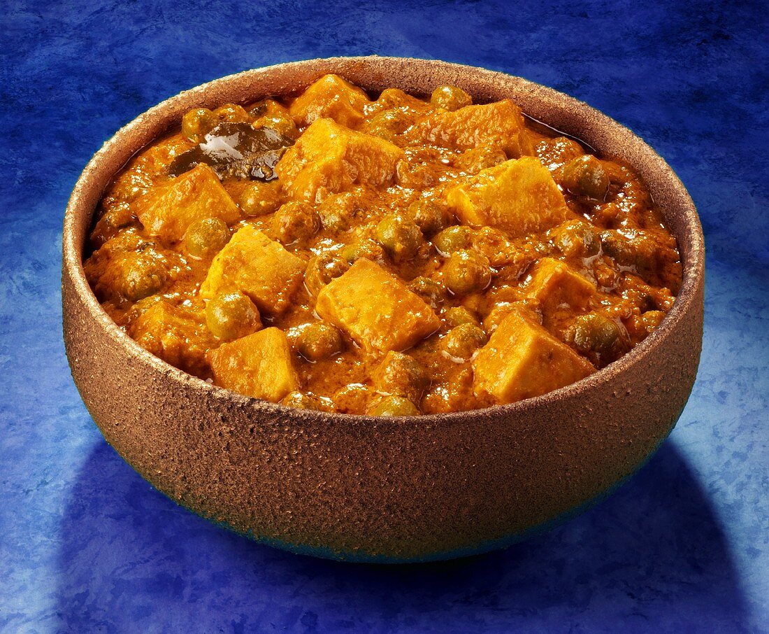 Paneer-Erbsen-Curry, Indien