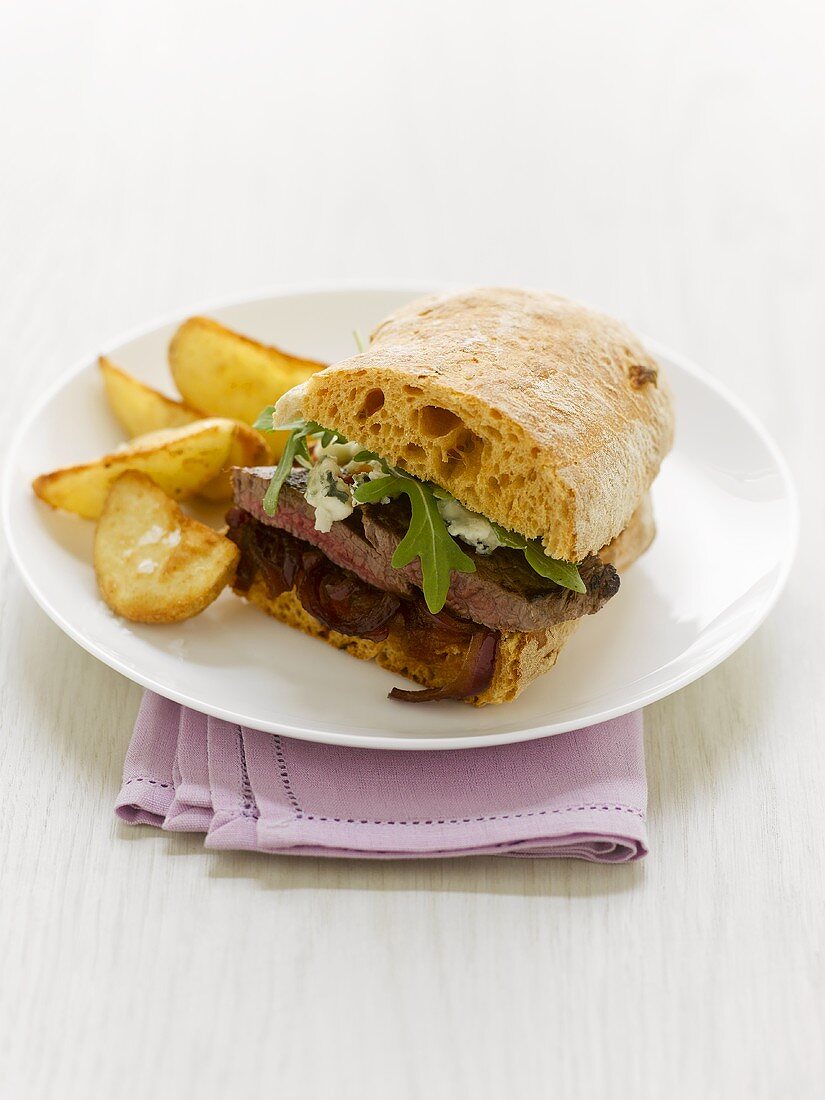 Beef and horseradish sandwich