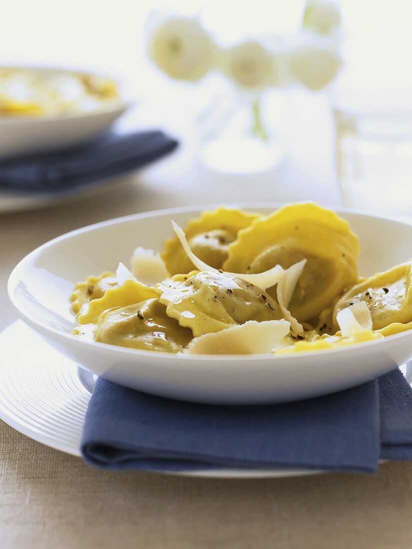 Cep tortellini with cheese