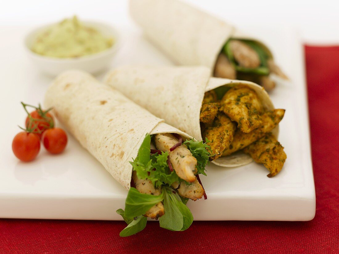 Chicken wraps