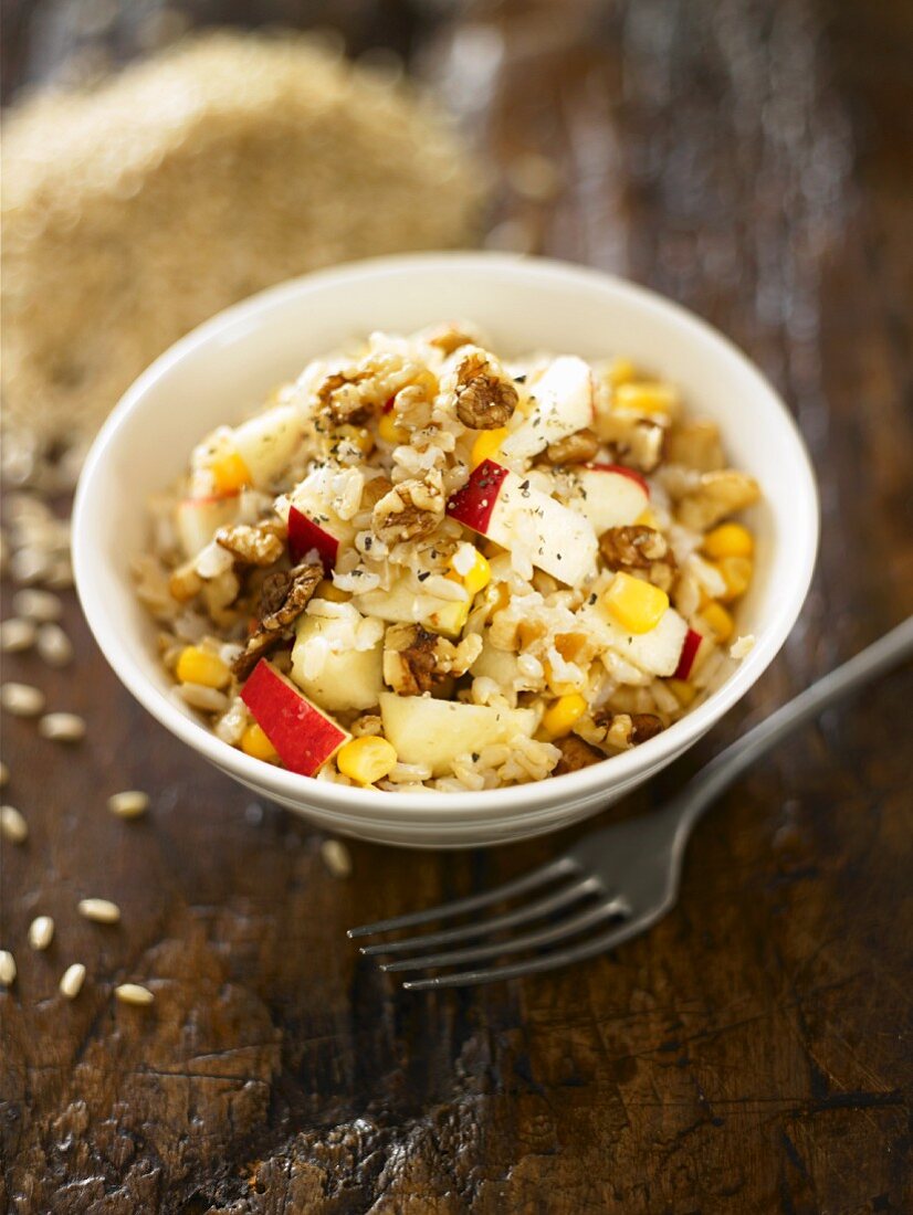 Rice with fruit and nuts