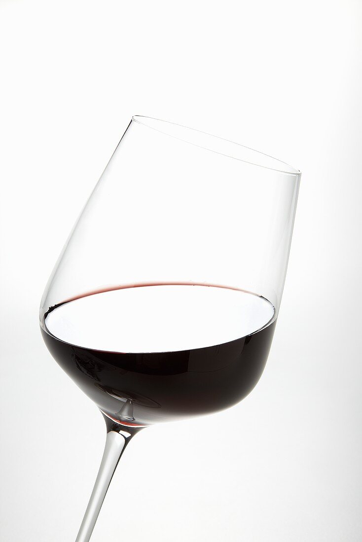 Glass of red wine