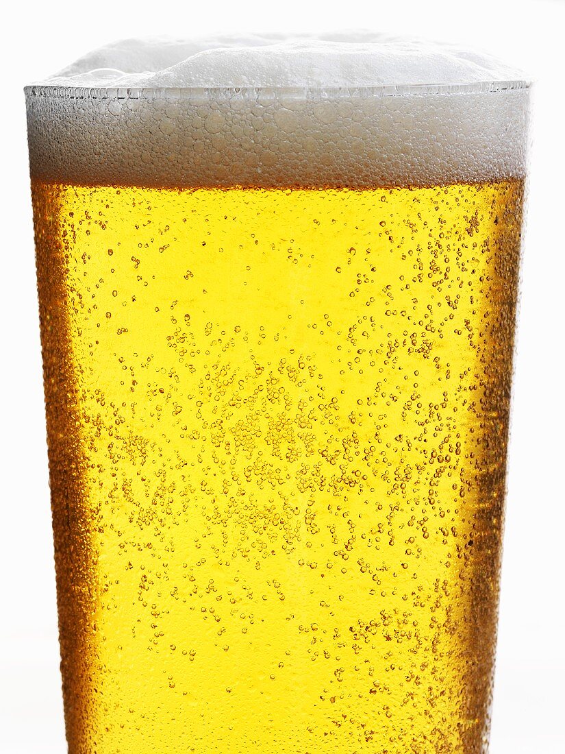 Glas helles Bier (Ausschnitt)