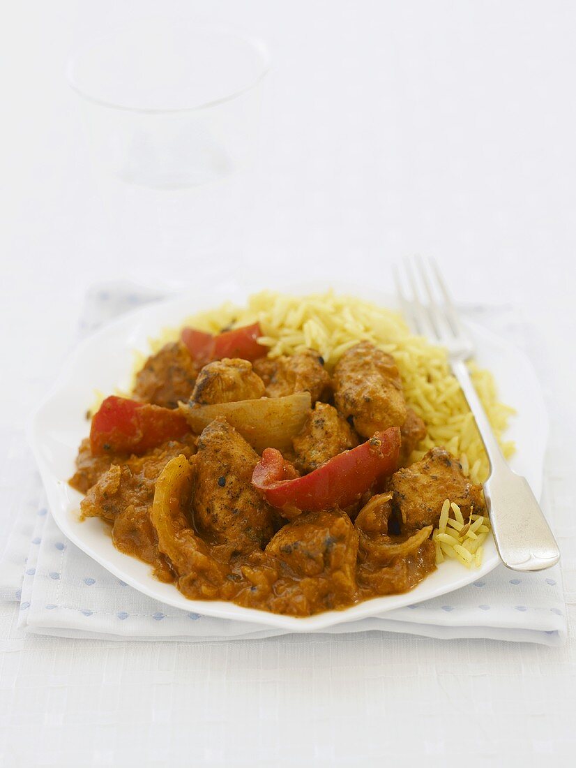 Chicken tikka curry