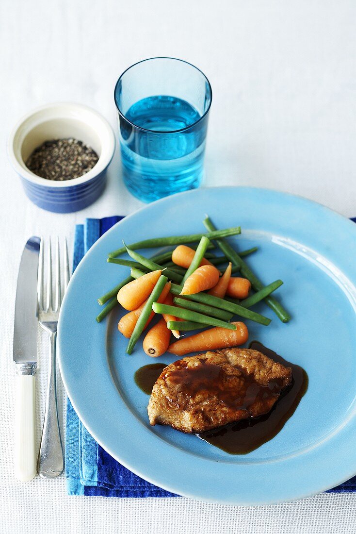 Pollo al marsala (Hühnchen mit Marsalasauce, Italien)