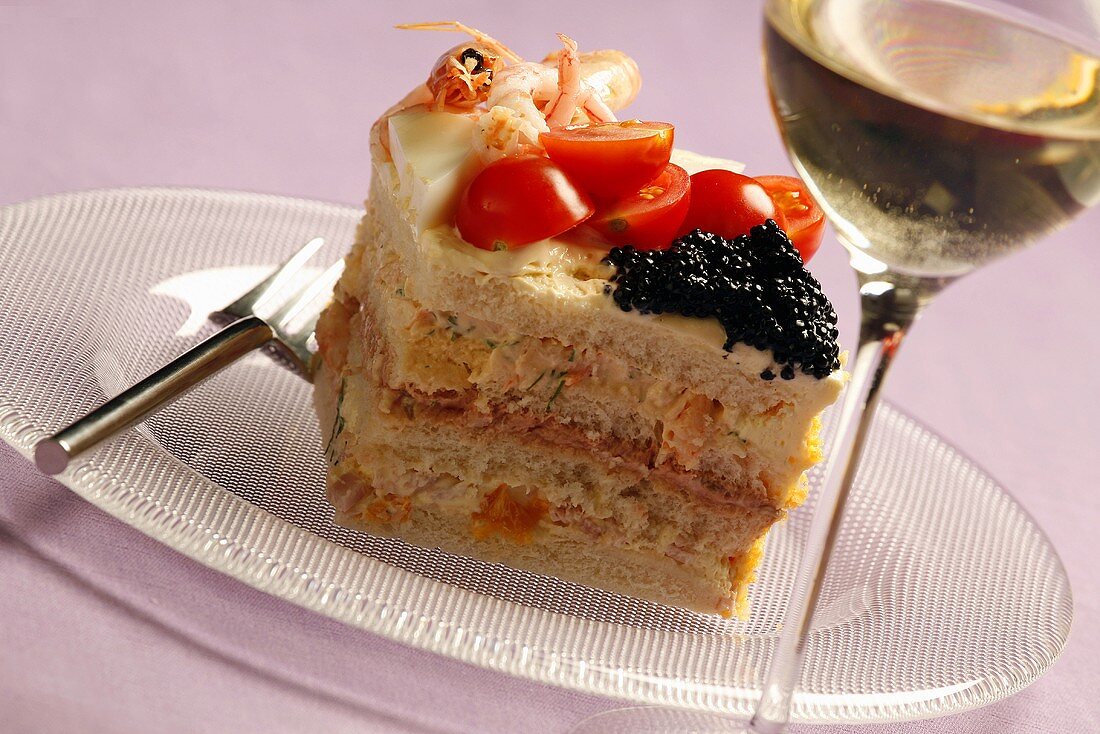 Smörgastarta (Savoury sandwich cake from Sweden)