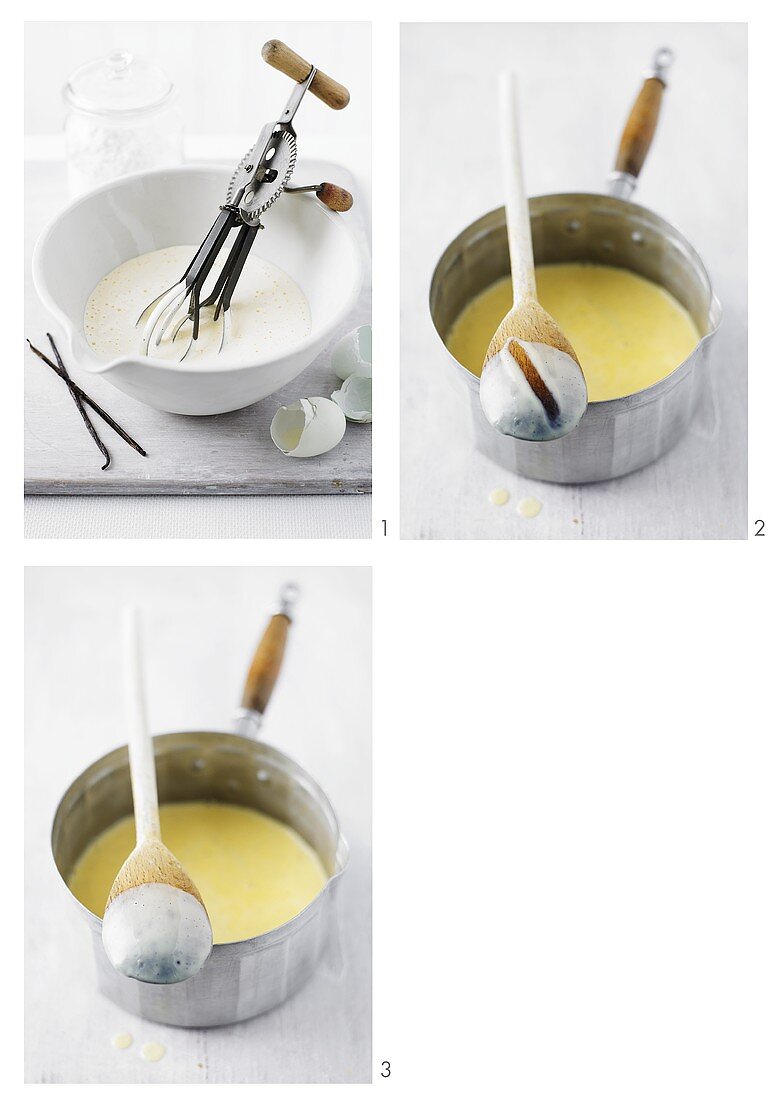 Making custard