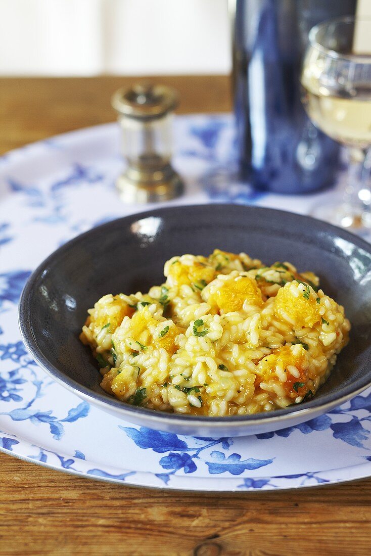 Pumpkin risotto