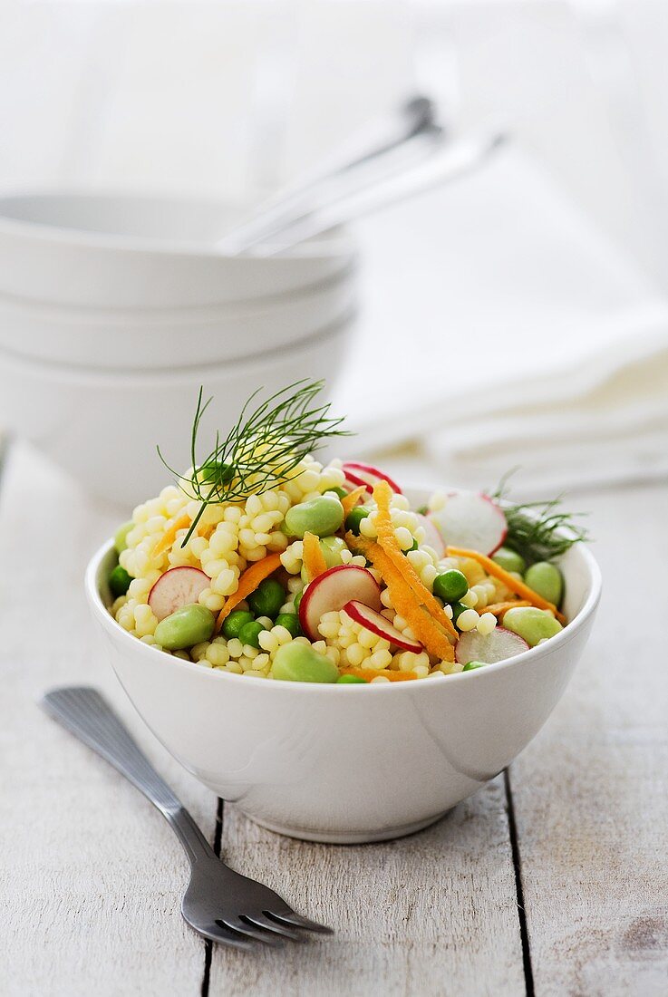 Cous-Cous-Salat mit Gemüse