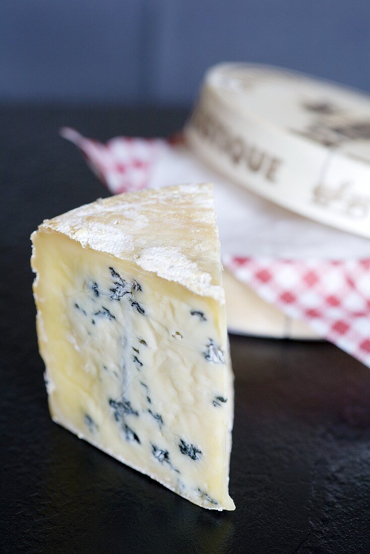 Blue cheese (type: Mrs Temple's Binham Blue, Norfolk, UK)