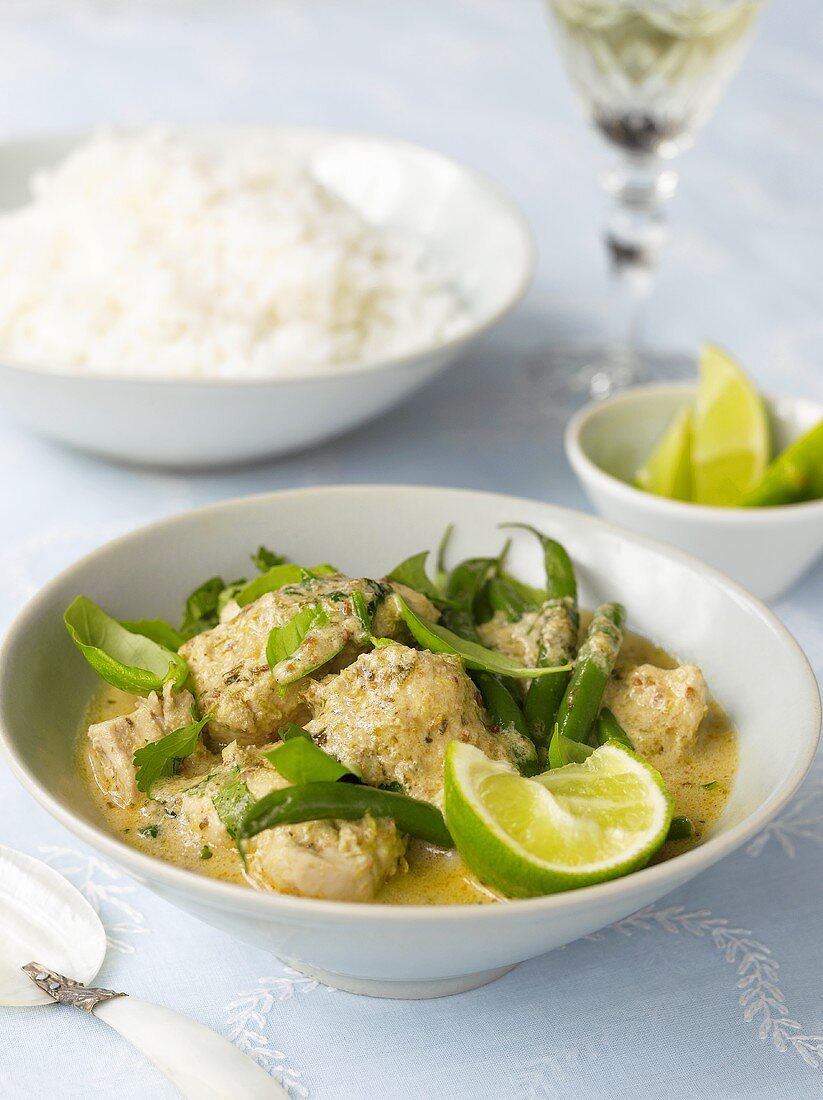 Green chicken curry (Thailand)