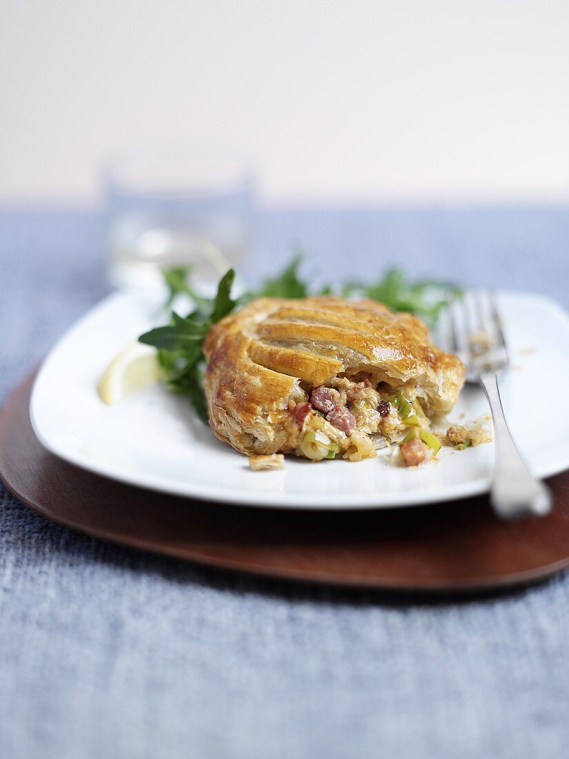 Pithiviers (leek, lobster and potatoes in puff pastry)