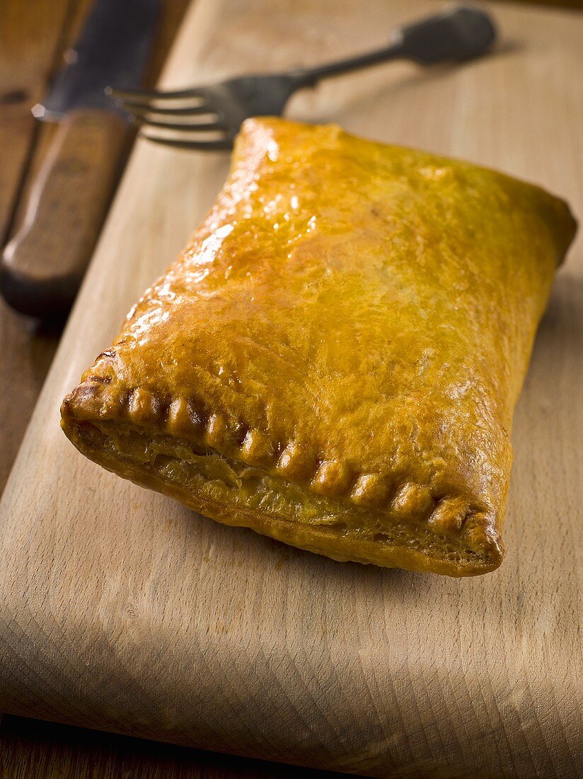 Pastry with beef filling