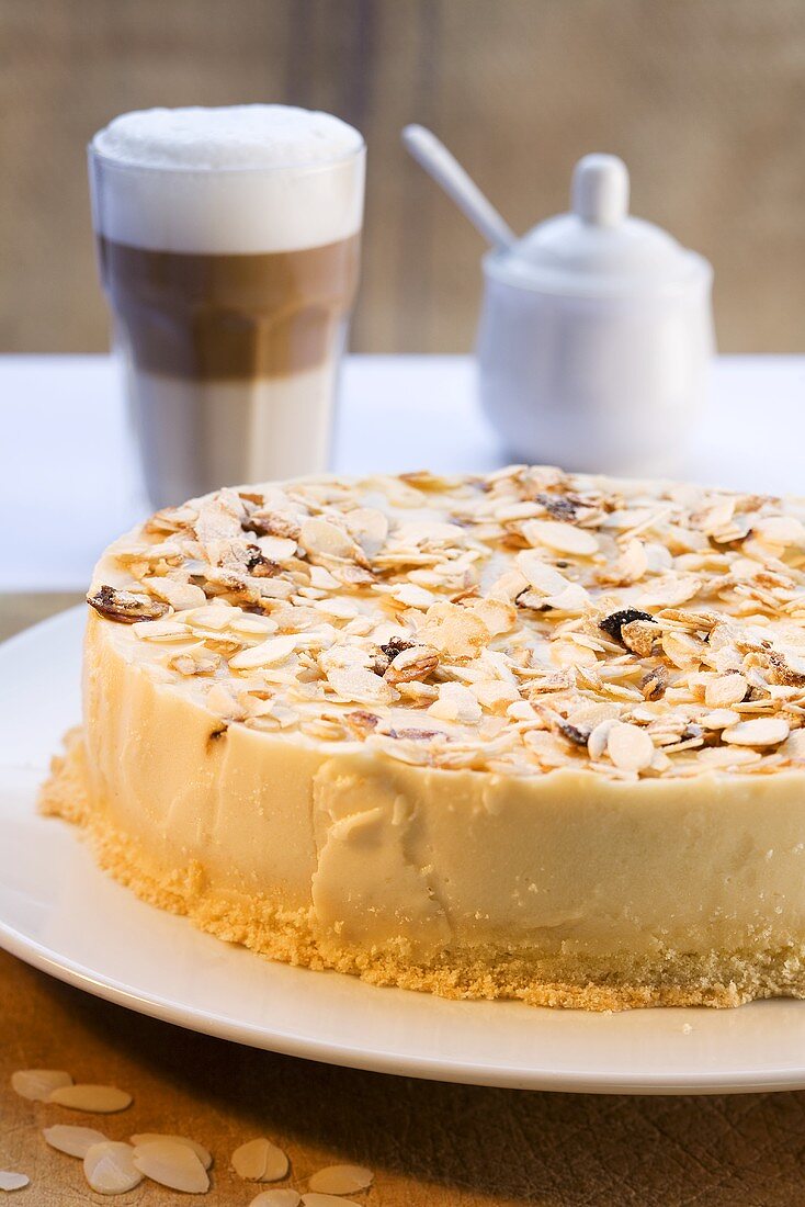 Almond cake and coffee