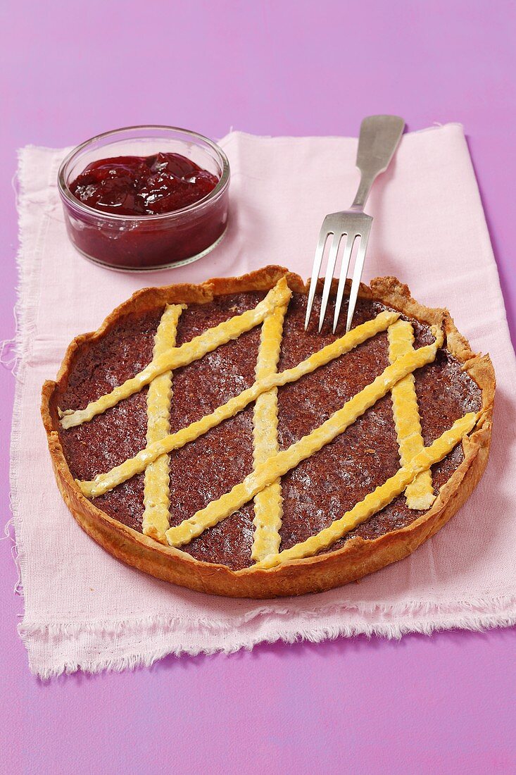 A cherry tart