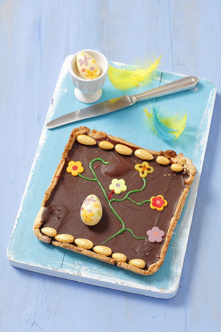 Schokoladenkuchen zu Ostern