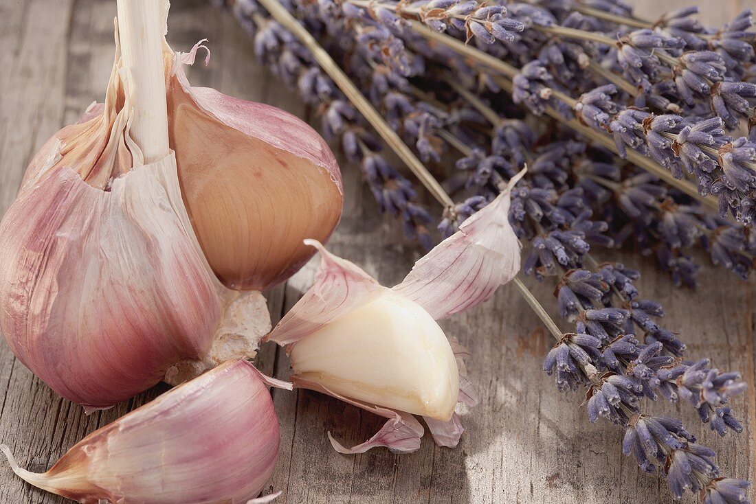 Garlic and lavender