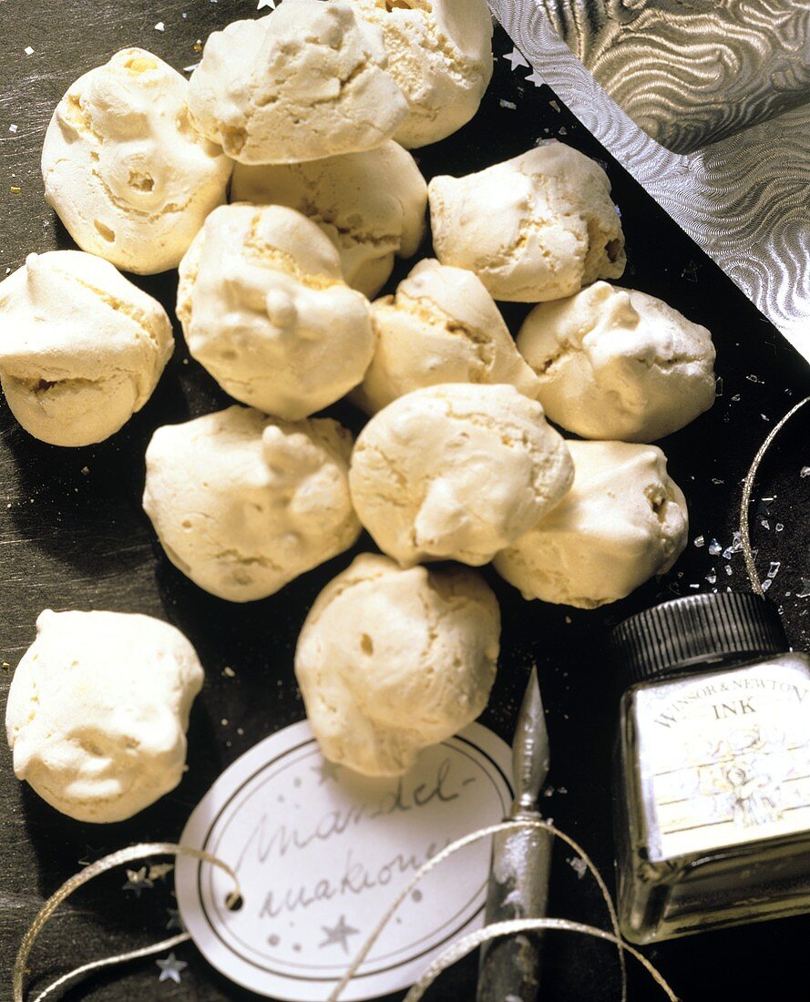 Almond meringues