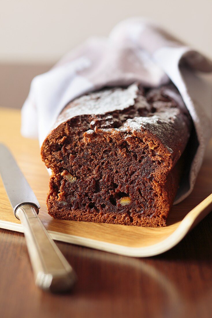 Schokoladenkuchen mit Honig