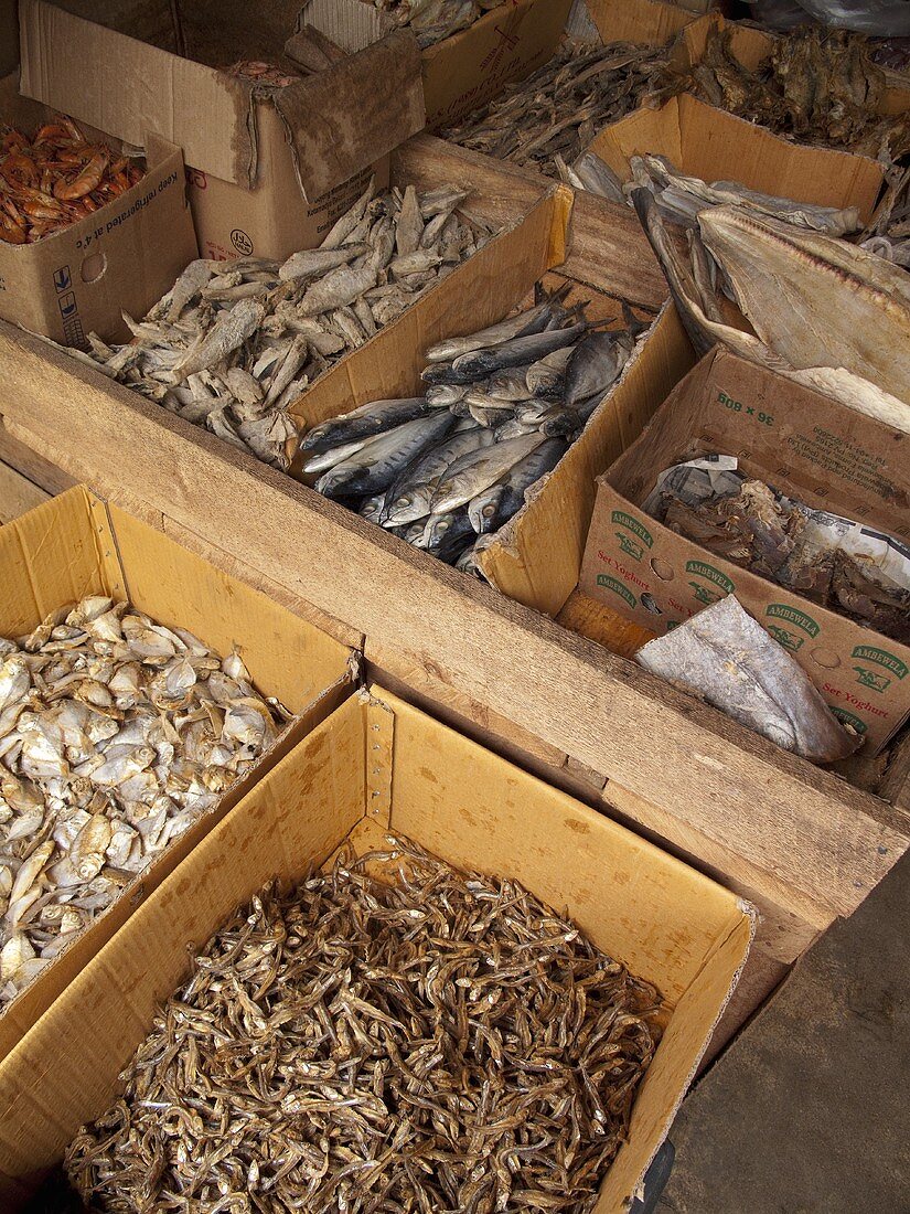 Dried fish in Sri Lanka