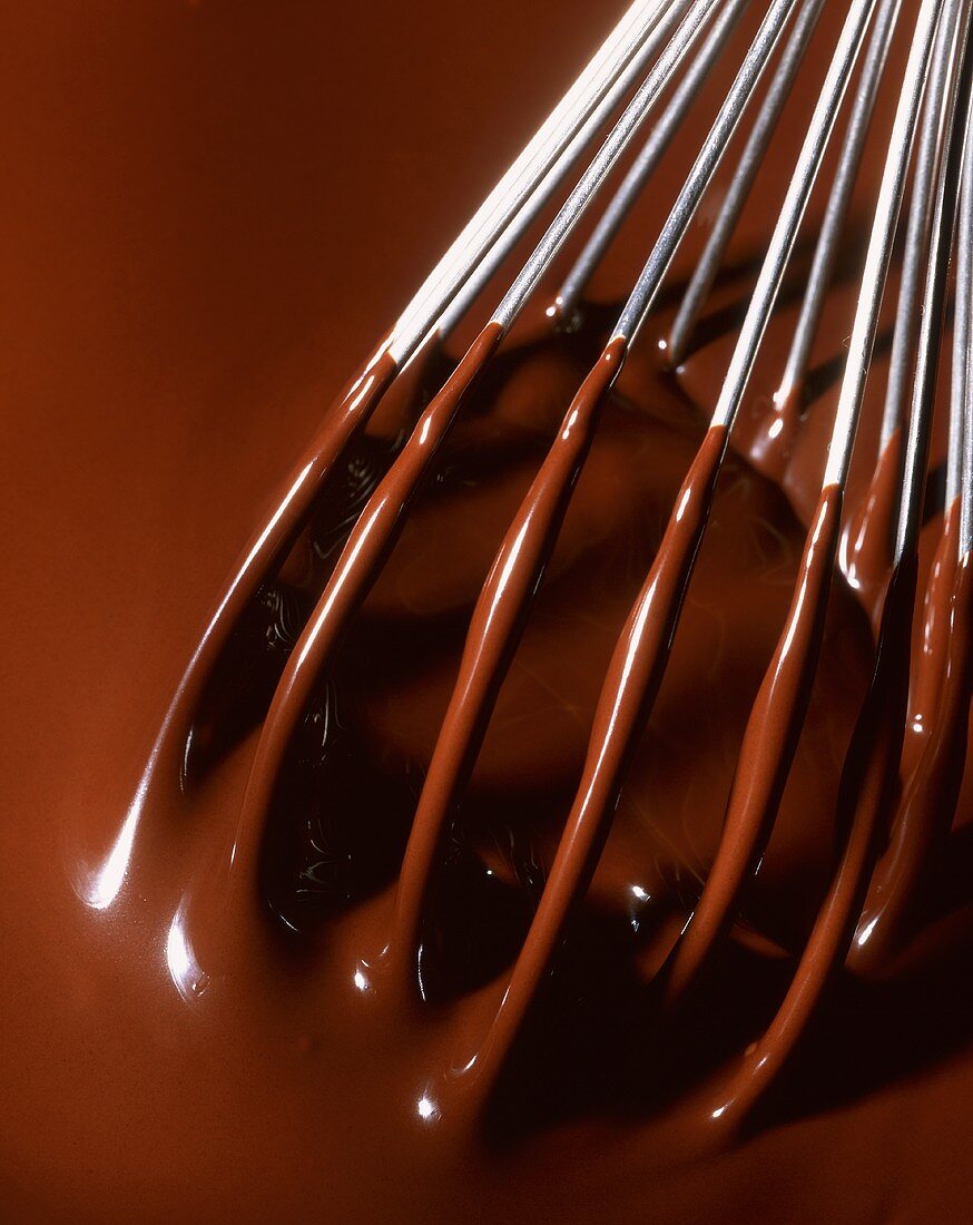 Whisk in chocolate sauce
