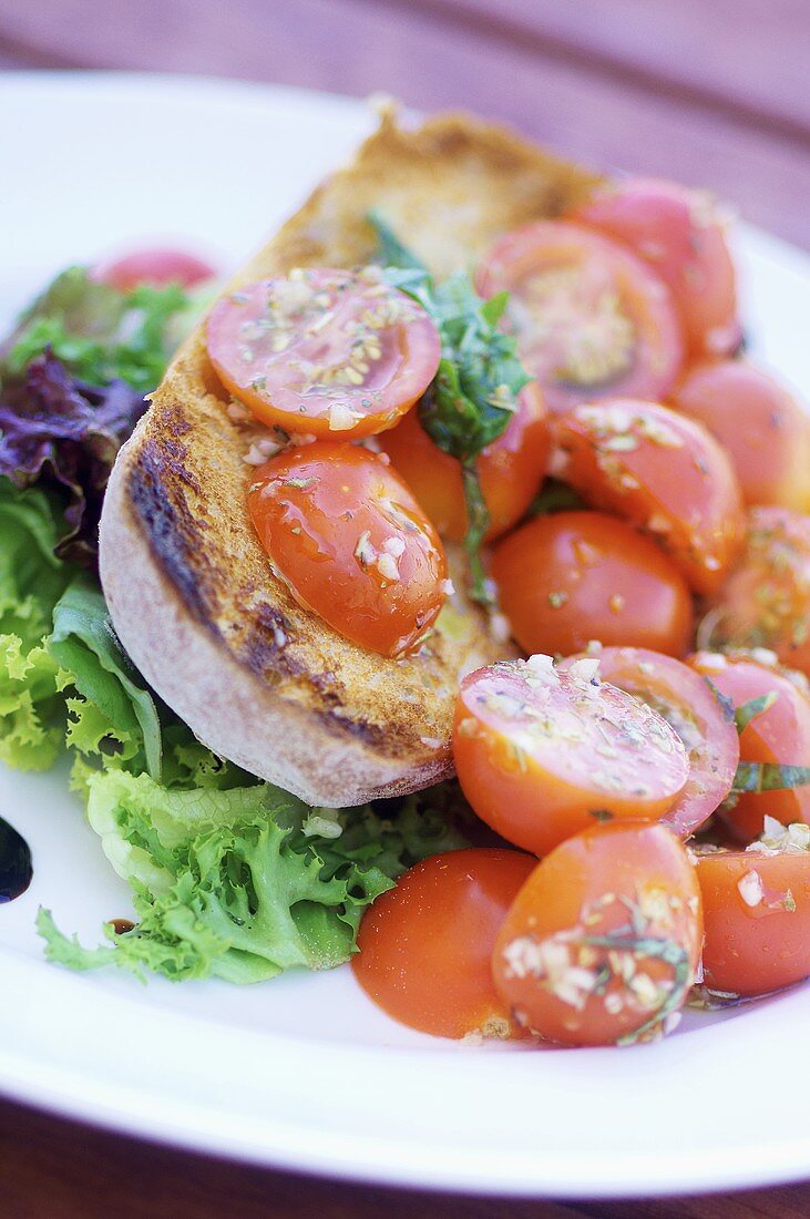 Bruschetta with tomatoes