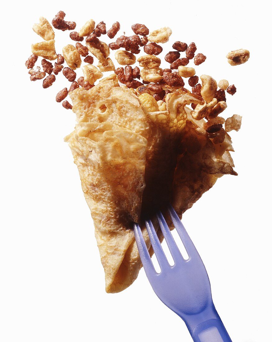 Crepe with Cornflakes