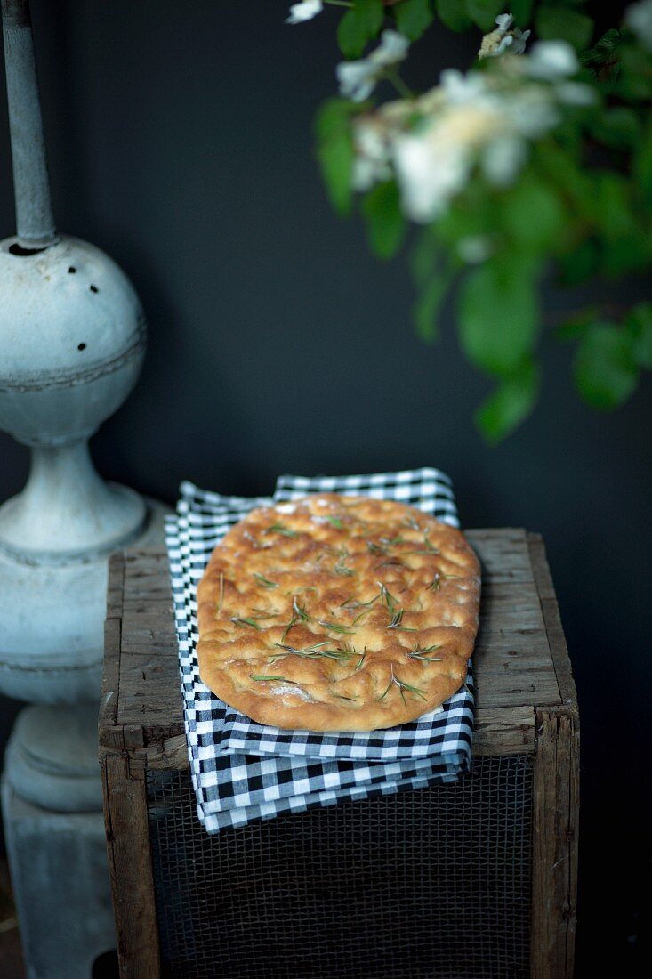 Focaccia with rosemary