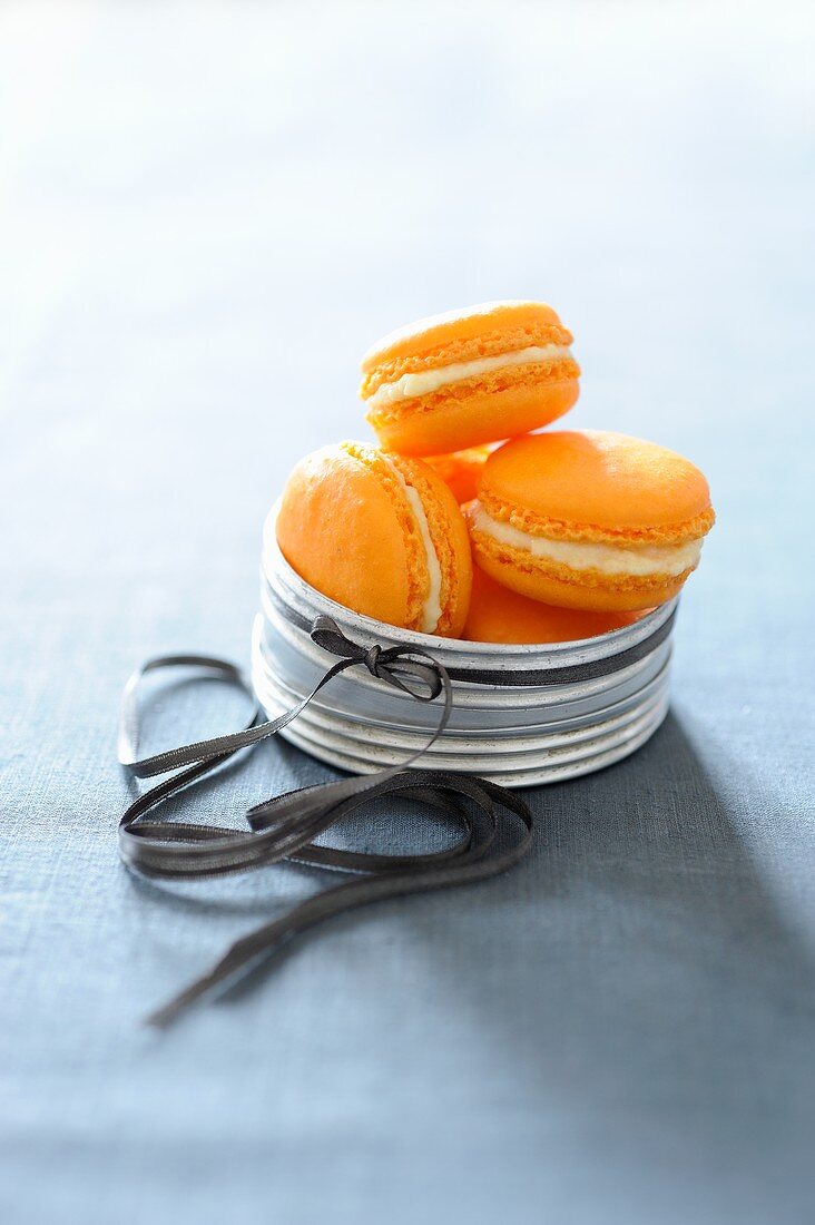 Macarons mit Mango-Mascarpone-Creme