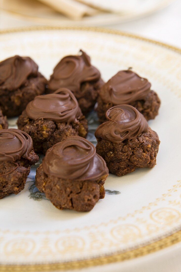 Afghan Cookies (Schokoladenplätzchen mit Nüssen, Neuseeland)