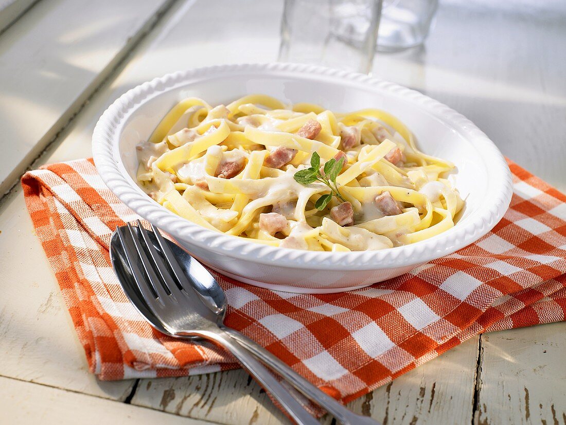 Tagliatelle Carbonara