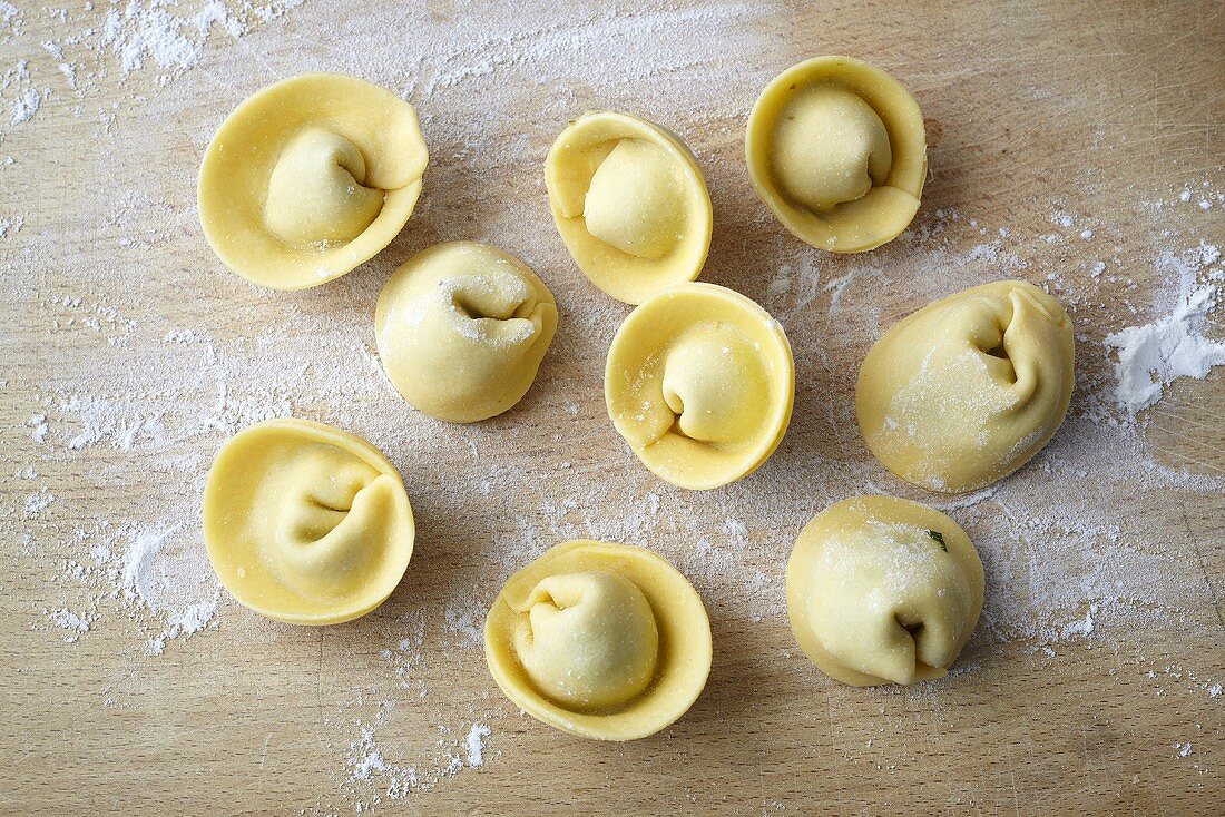 Frische, selbstgemachte Cappelletti