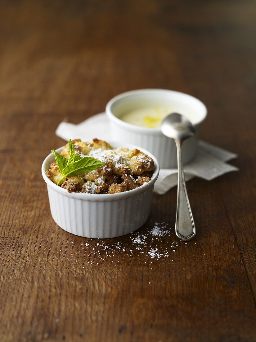 Terrina di mele e besciamella dolce (Apfelterrine mit süsser Bechamelsauce)