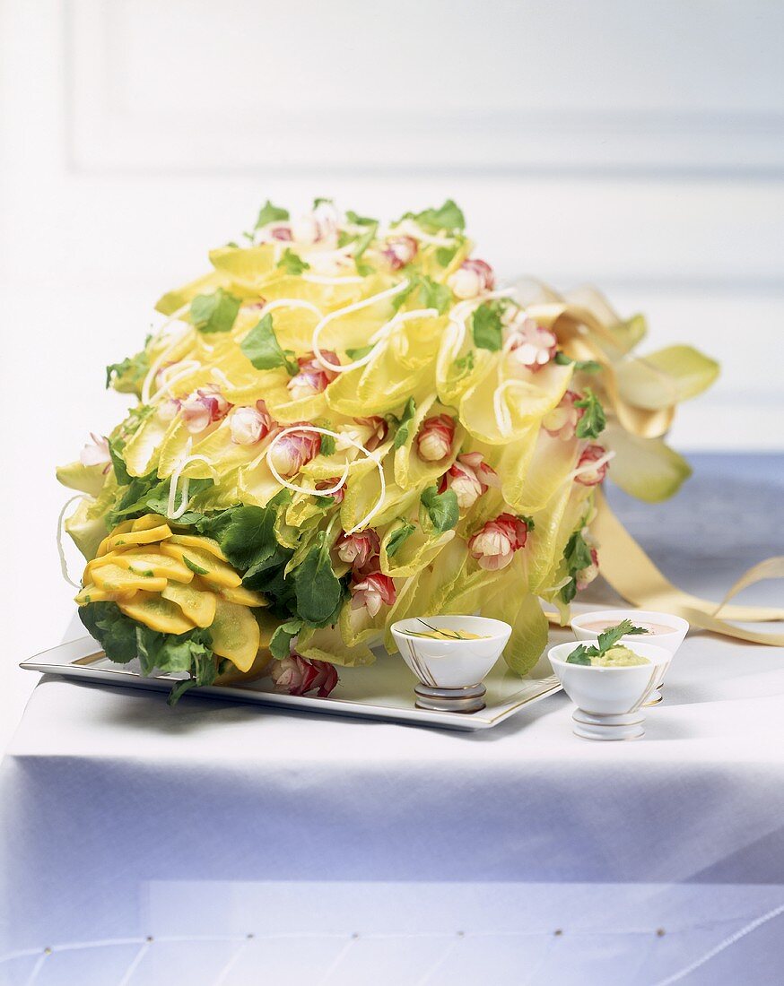 Salat-Gemüse-Bouquet für Buffet
