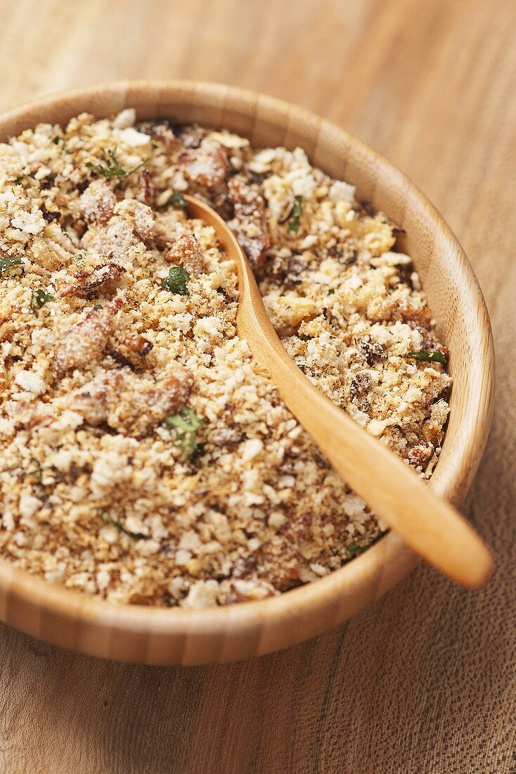 Farofa (a side dish of roasted cassava flour, Brazil)