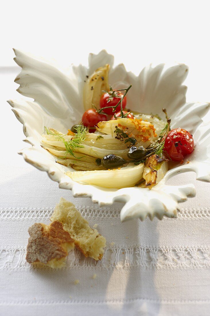 Antipasto di finocchio (Lauwarmer Fenchel, Italien)