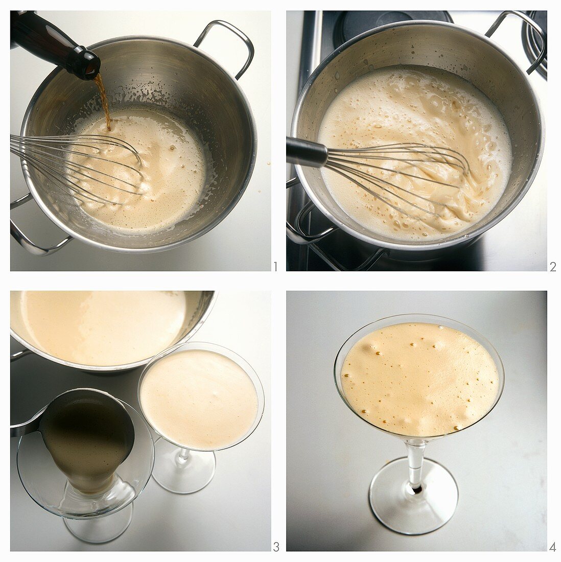 Making whipped wine sauce