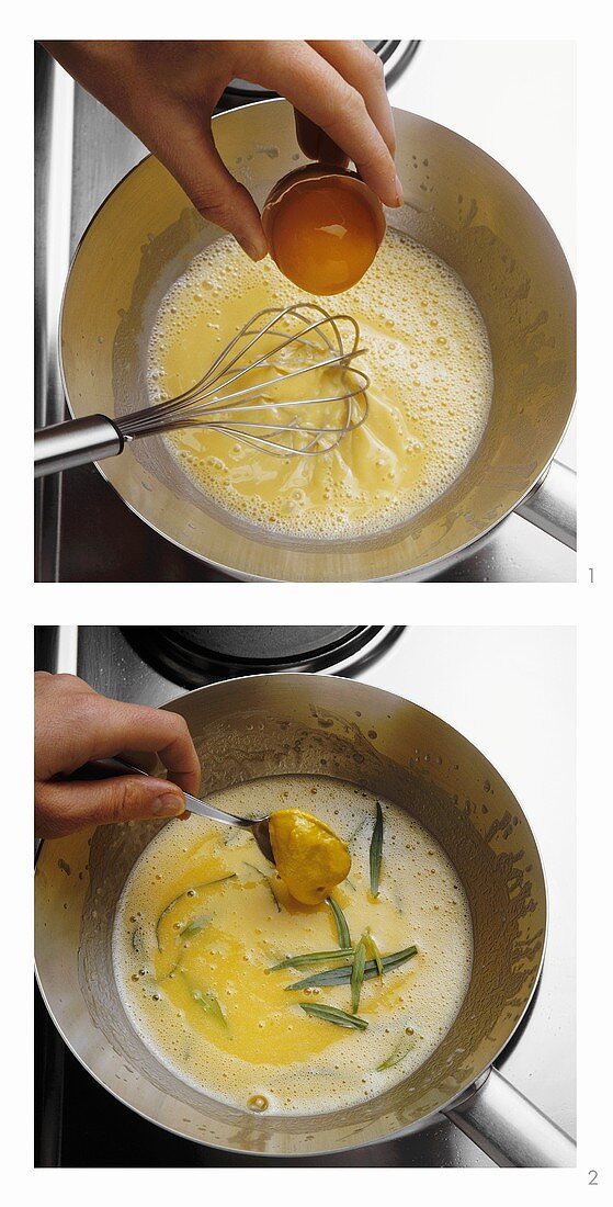 Making mustard sauce
