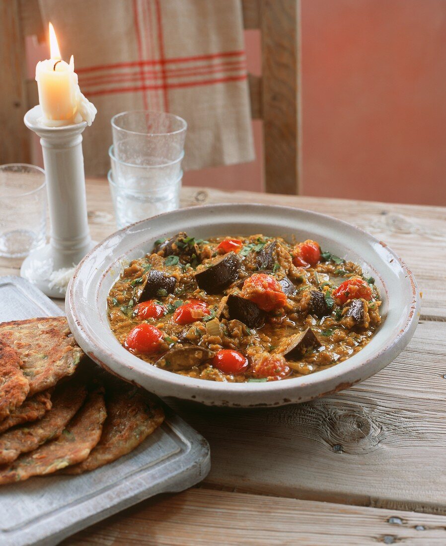 Aubergine dal