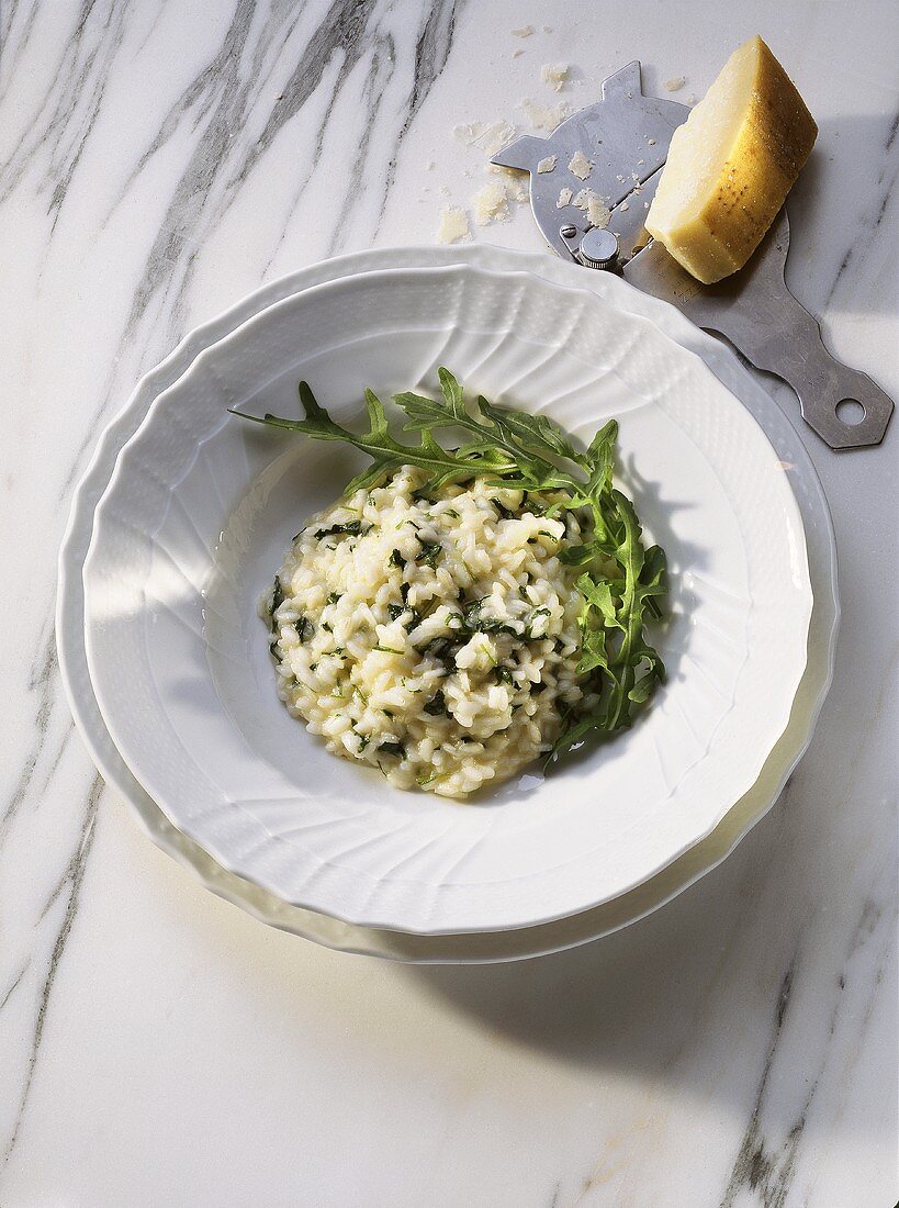 Risotto with Arugala