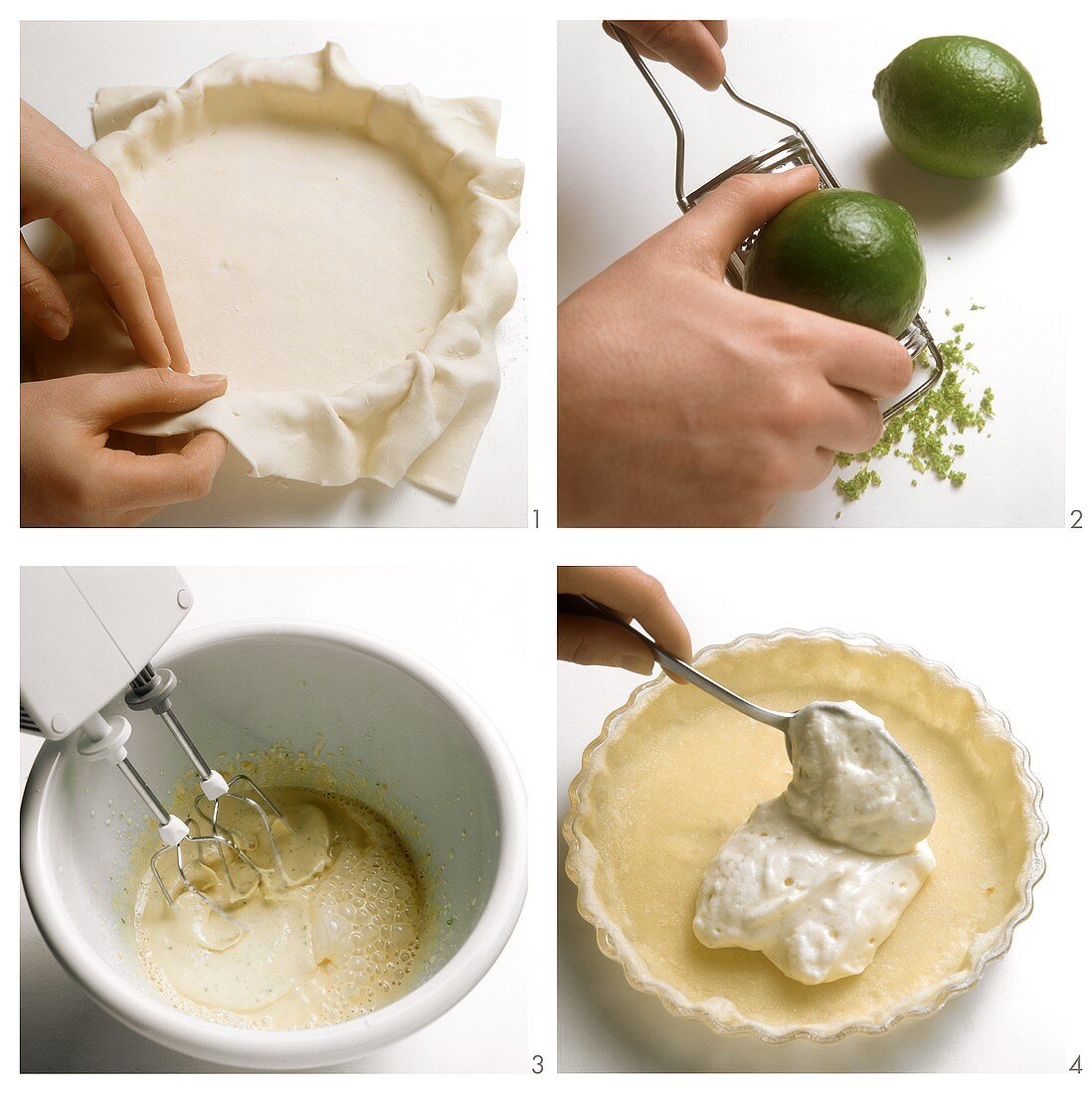 Baking lime pie