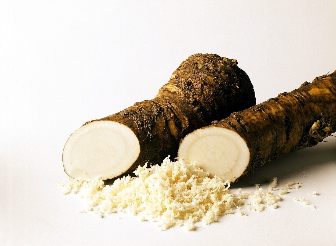 Freshly grated horseradish