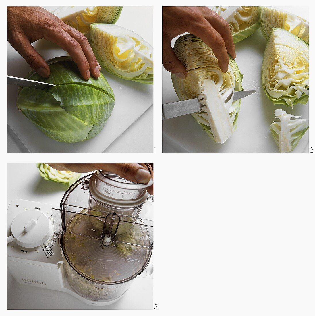 Preparing cabbage