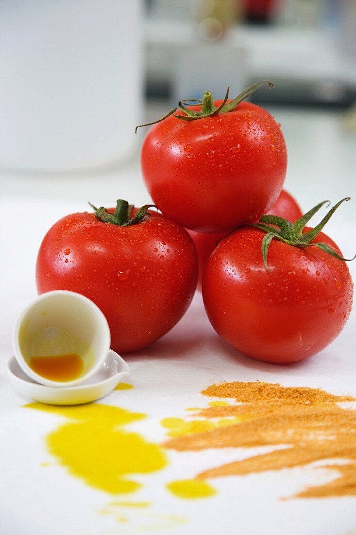 Forschung mit Tomaten
