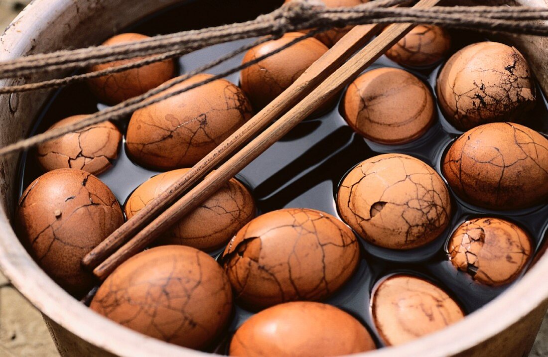 Duck eggs, China