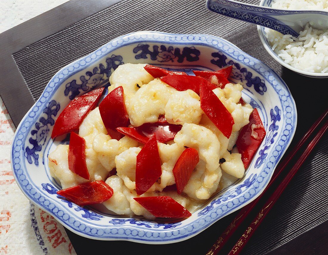 Shrimp with Bell Pepper